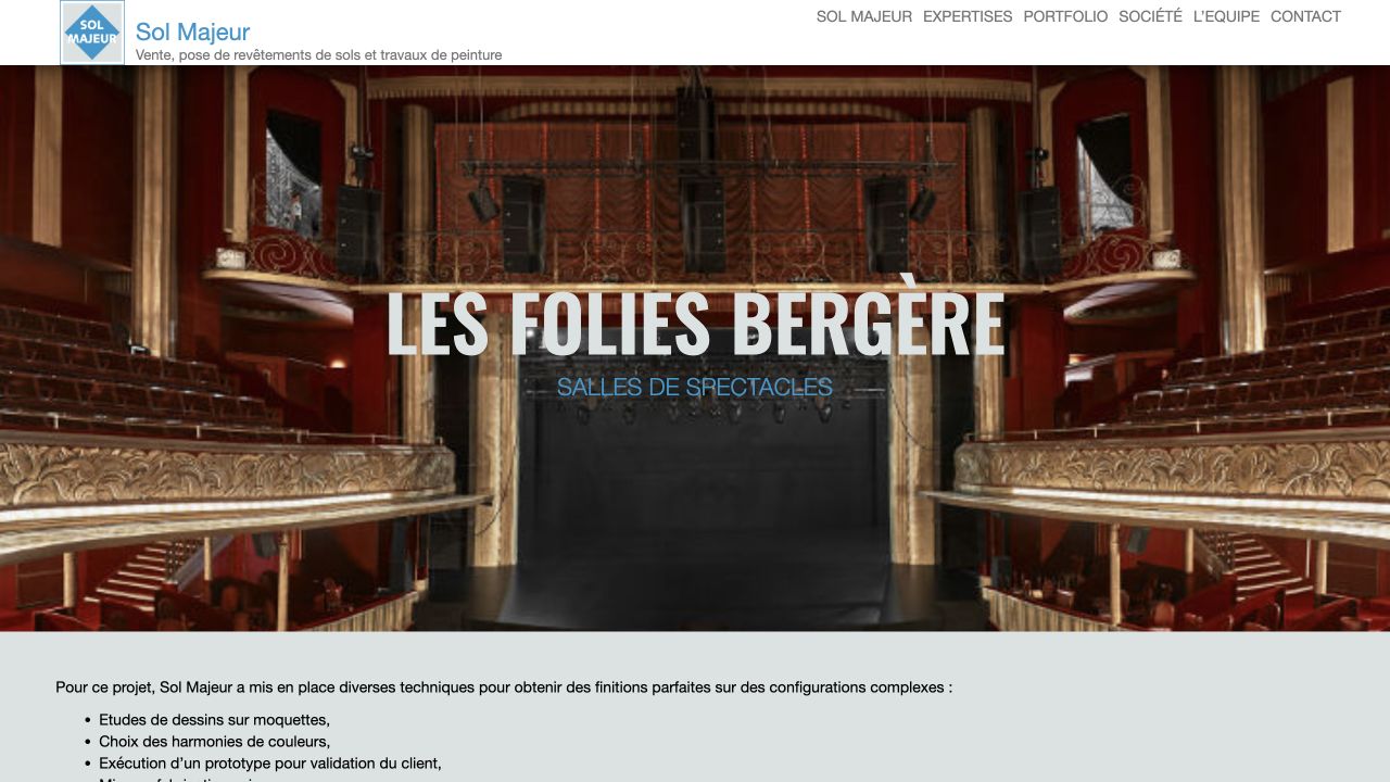 Capture du site de Sol Majeur