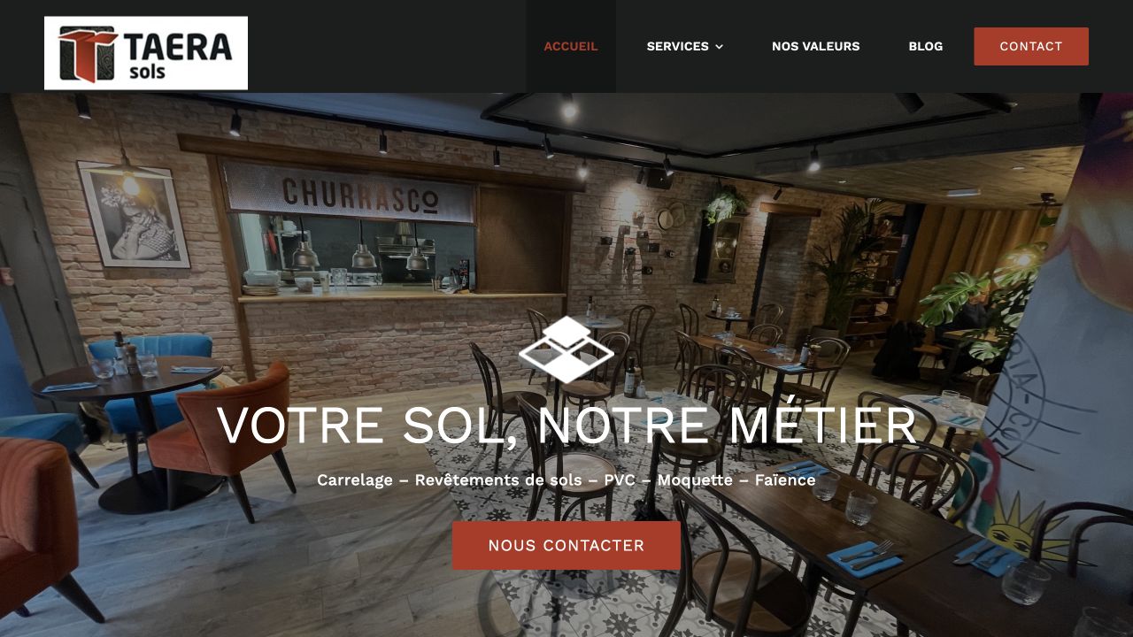 Capture du site de Taera Sols