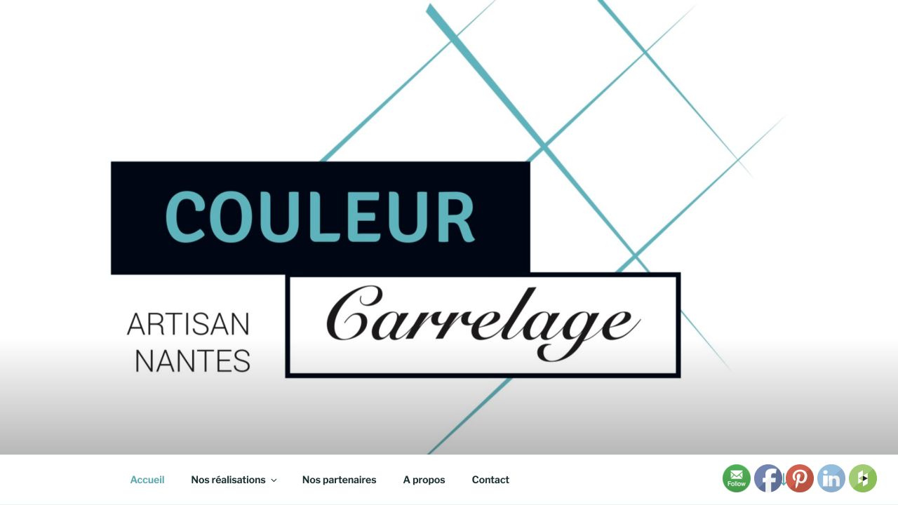 Capture du site de Couleur Carrelage