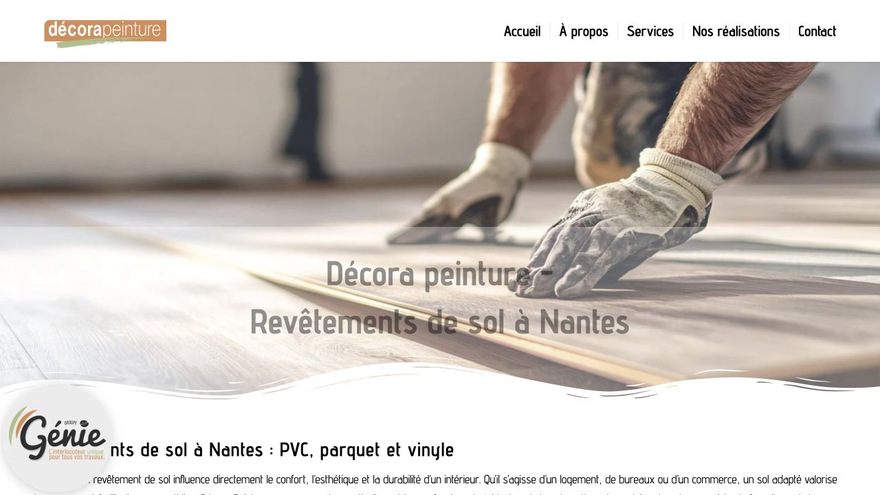Capture du site de Décora Peinture